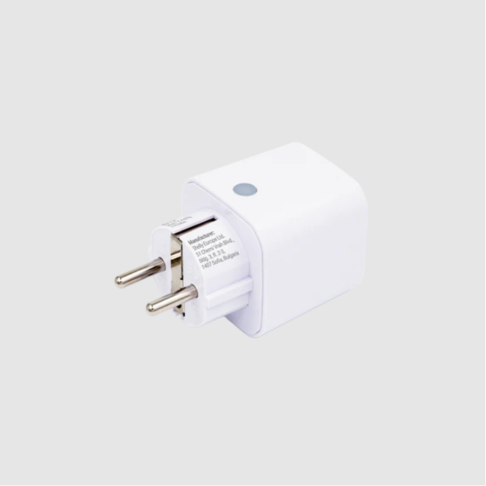 Розумна розетка Shelly Plug M Gen3 з енергомоніторингом 13A Matter, Wi-Fi, Bluetooth - Apple Home, Google Home